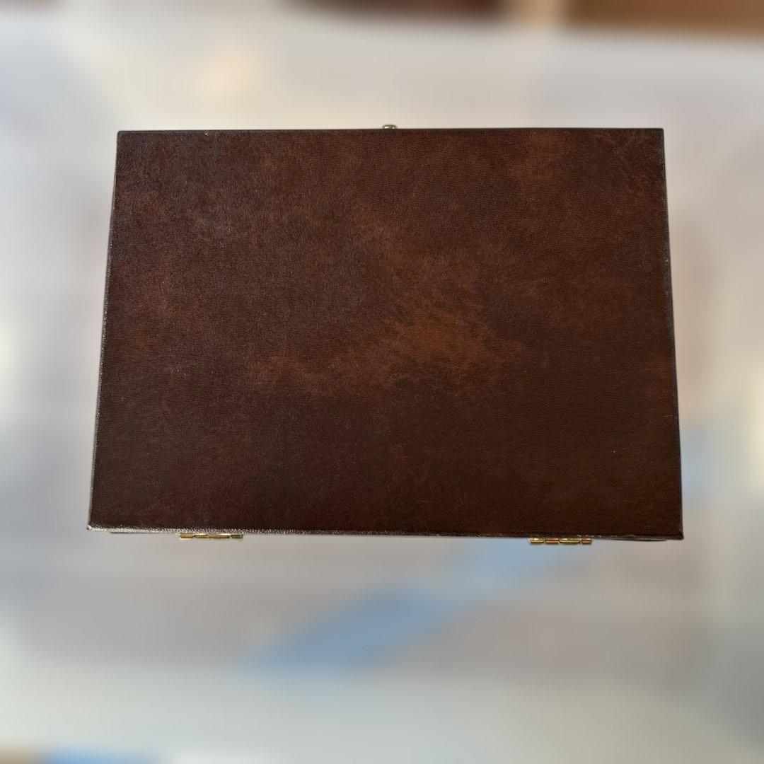 アズマ　インペリアル　18-18　ケーキスプーン5本セット(ケース付き)