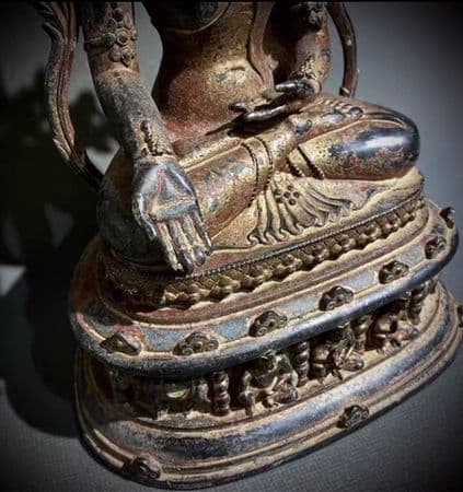 銅器 仏教 菩薩仏像 古美術 コレクション品 銅製 工芸品 彫刻装飾品置物