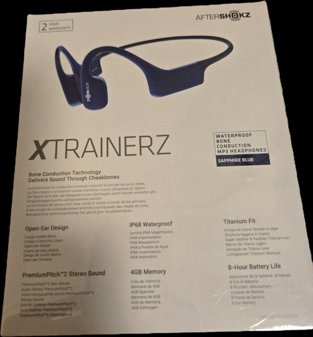 AfterShokz Xtrainerz完全防水　骨伝導MP3プレーヤー