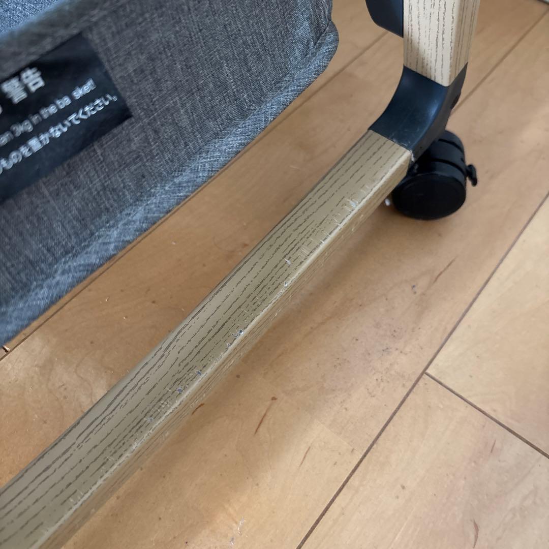 最終価格【美品】ベビーベッド　hzdmj 添い寝　持ち運び　コンパクト