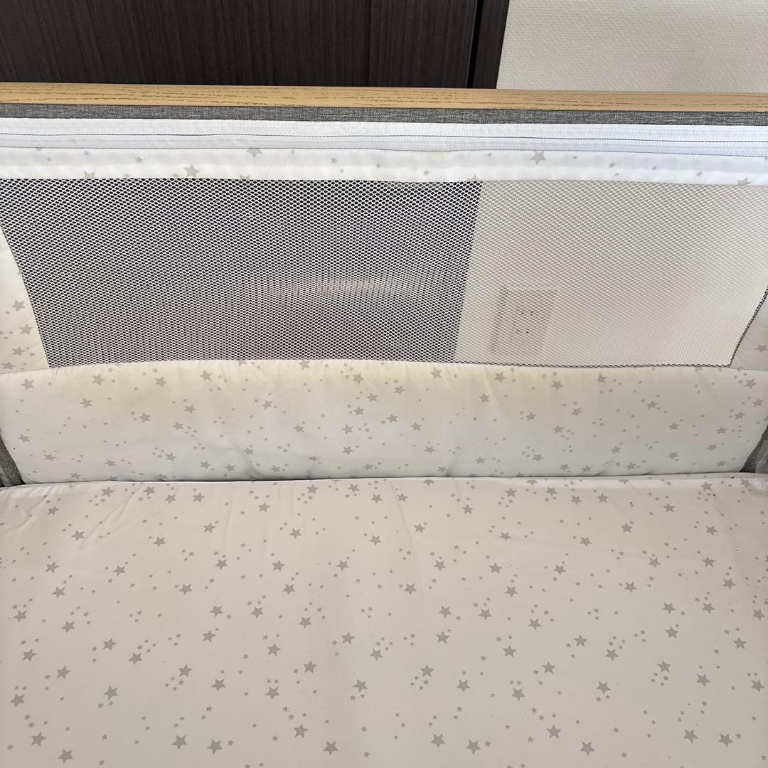 最終価格【美品】ベビーベッド　hzdmj 添い寝　持ち運び　コンパクト