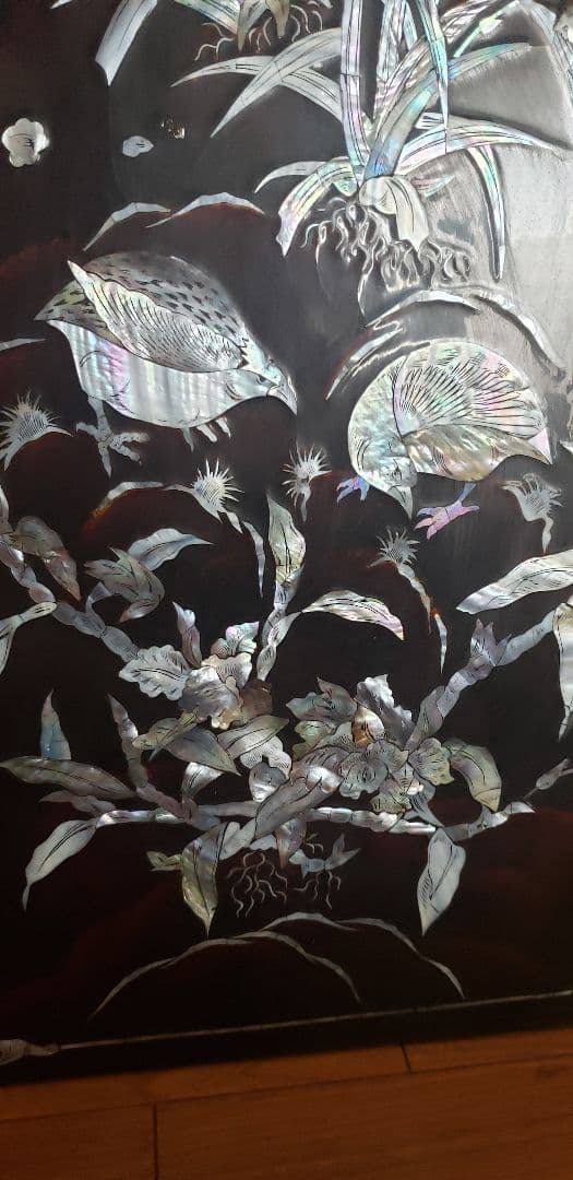 【希少】螺鈿細工　壁掛け　オブジェ