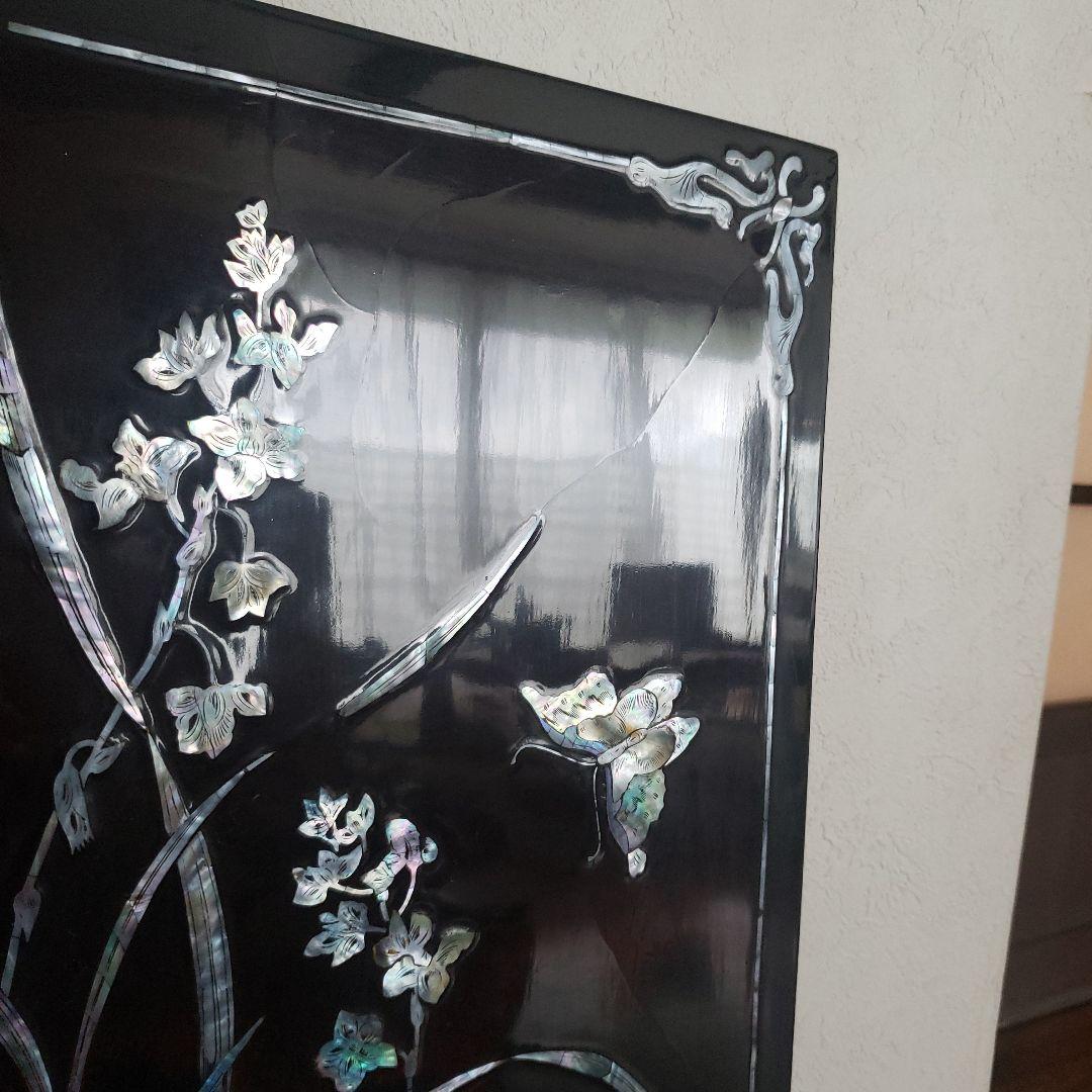 【希少】螺鈿細工　壁掛け　オブジェ