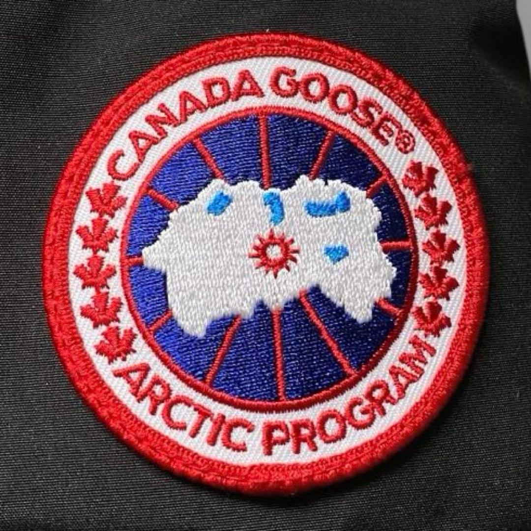 美品 カナダグース ダウン アウター ウィンダムパーカ 3808MA ロゴ 黒