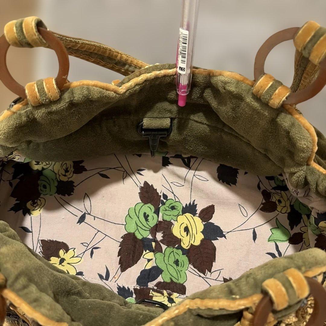 JAMIN PUECH 刺繍ハンドバッグ