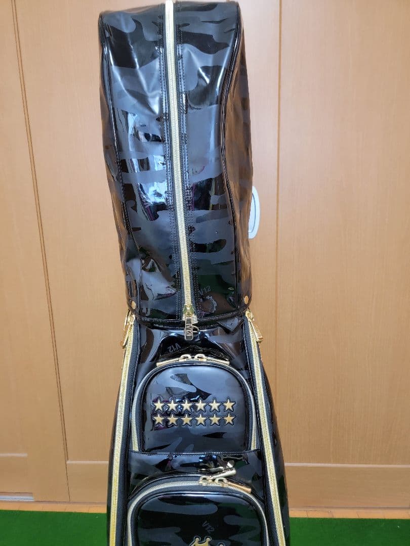 送料無料　V12　キャディバッグ　ヘッドカバー5個付