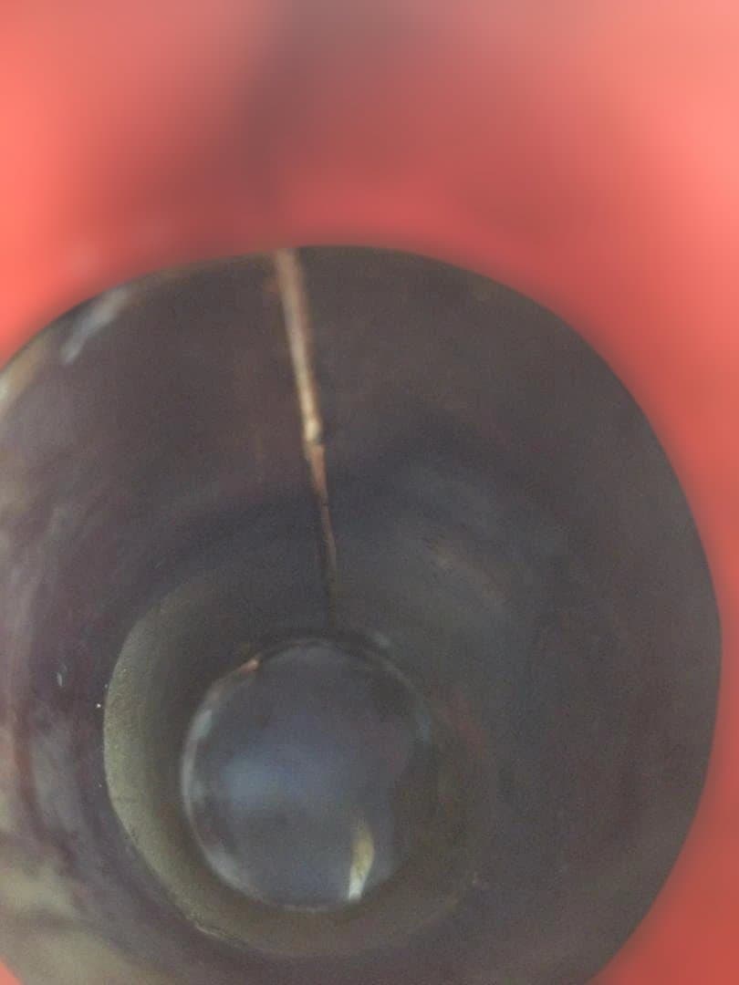 花器　輪島塗　漆器　黒朱ぼかし　朱黒松沈金　木箱　伝統工芸