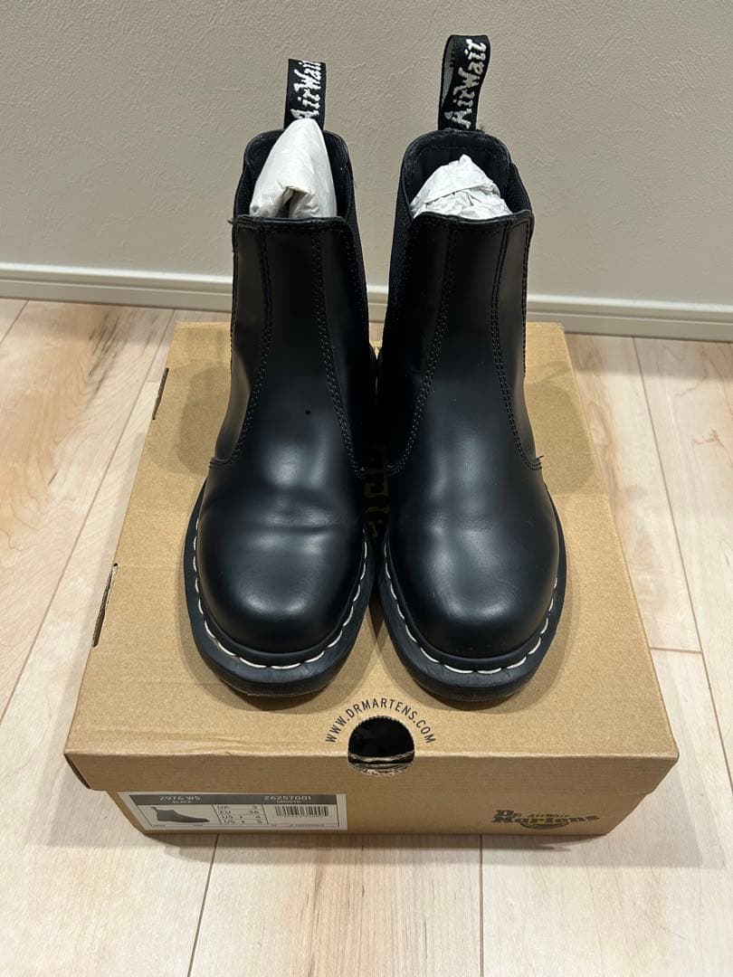 【Dr. Martens】 チェルシーブーツ 白ステッチ 【22cm】