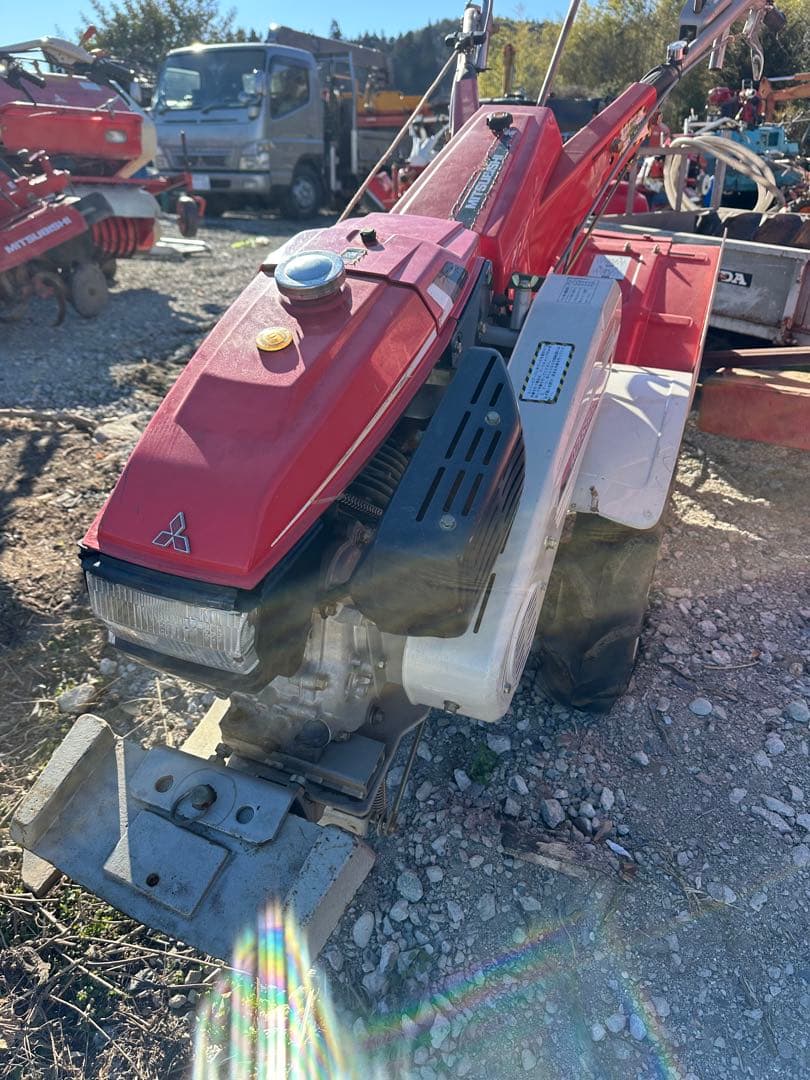 三菱 MR95 耕運機、8.5馬力ガソリンエンジン 後進ギア、動作確認済み