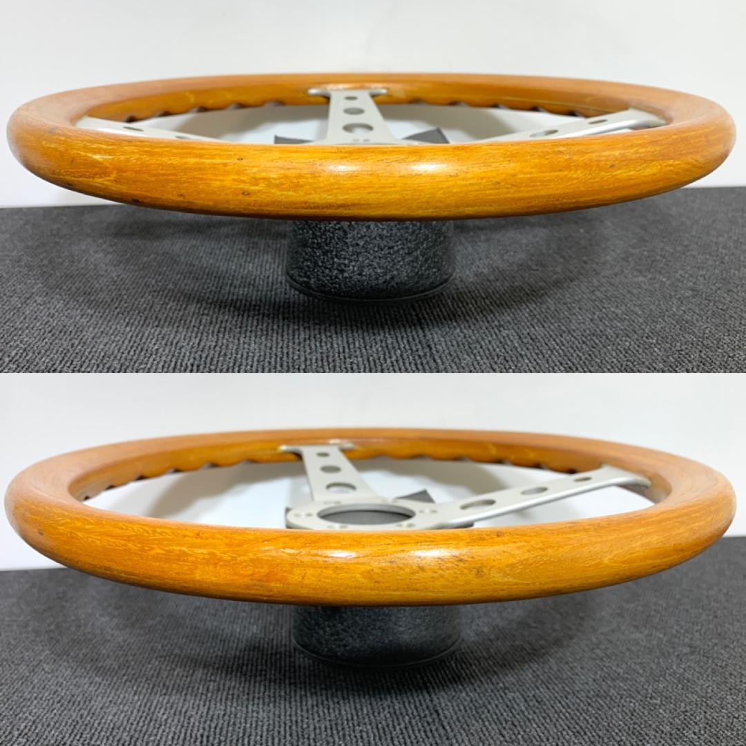 モモ INDI インディ ウッドステアリング 34.5パイ レストア品