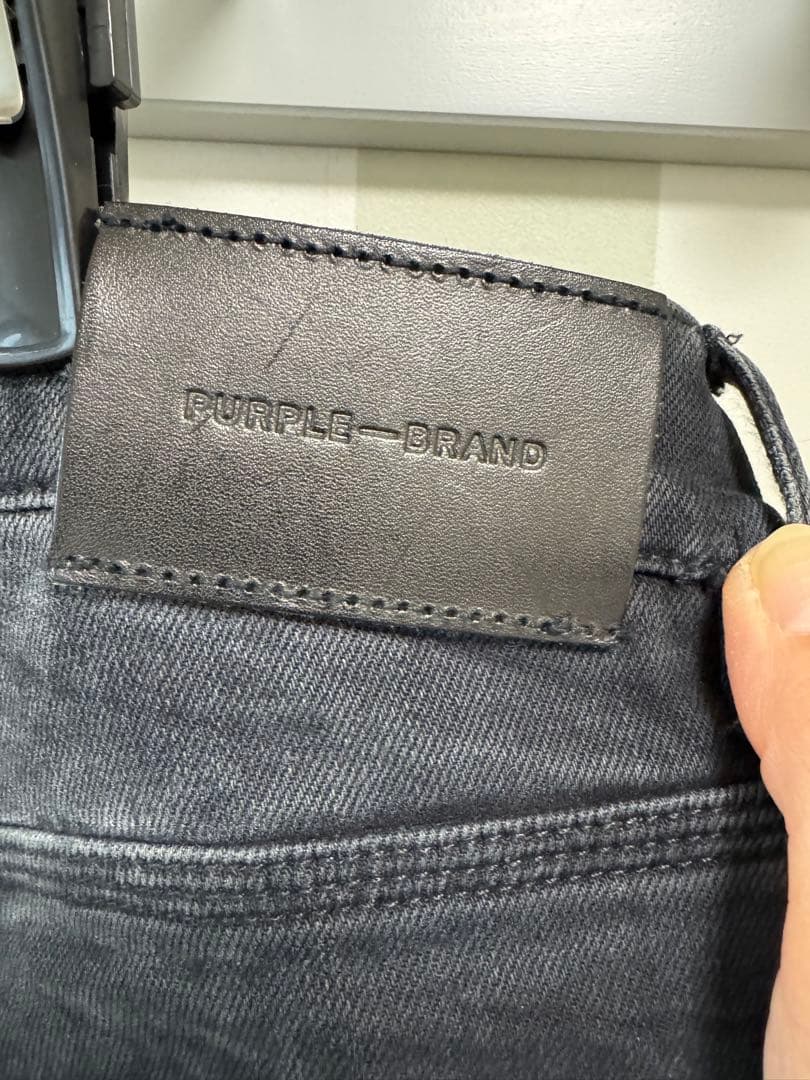 PURPLE BRAND P001 Black ストレッチスキニーデニム 30