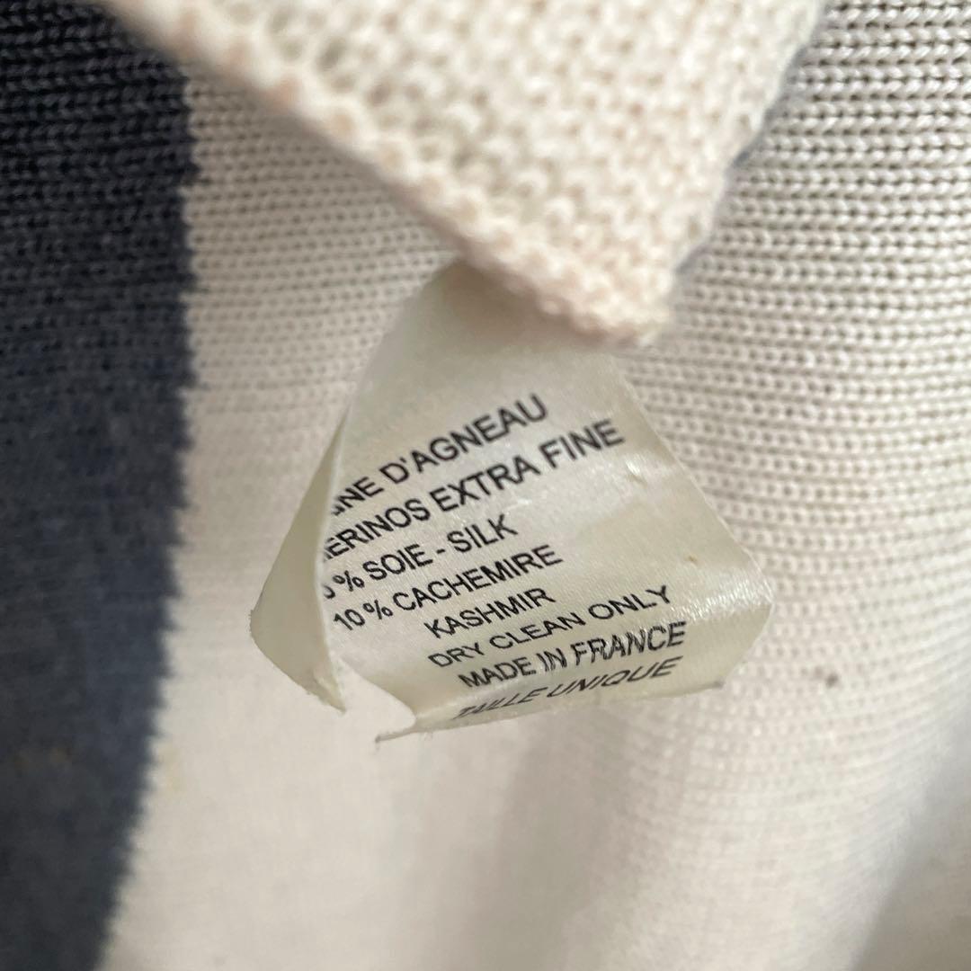 【訳あり】【レア】シャネル ダブルフェイス カシミア混 ロゴブランケット 毛布