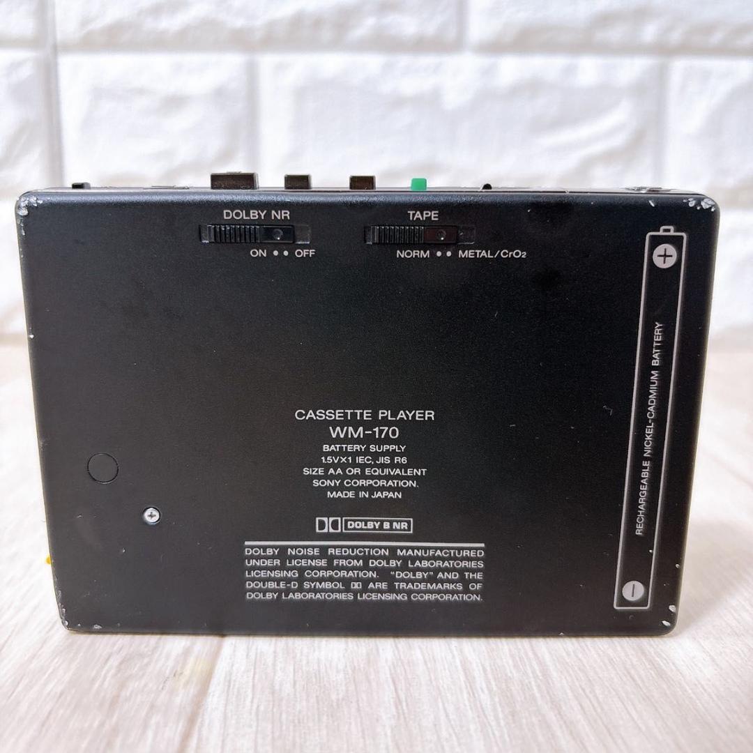 現状 SONY ソニー カセットプレーヤー WALKMAN WM-170 希少