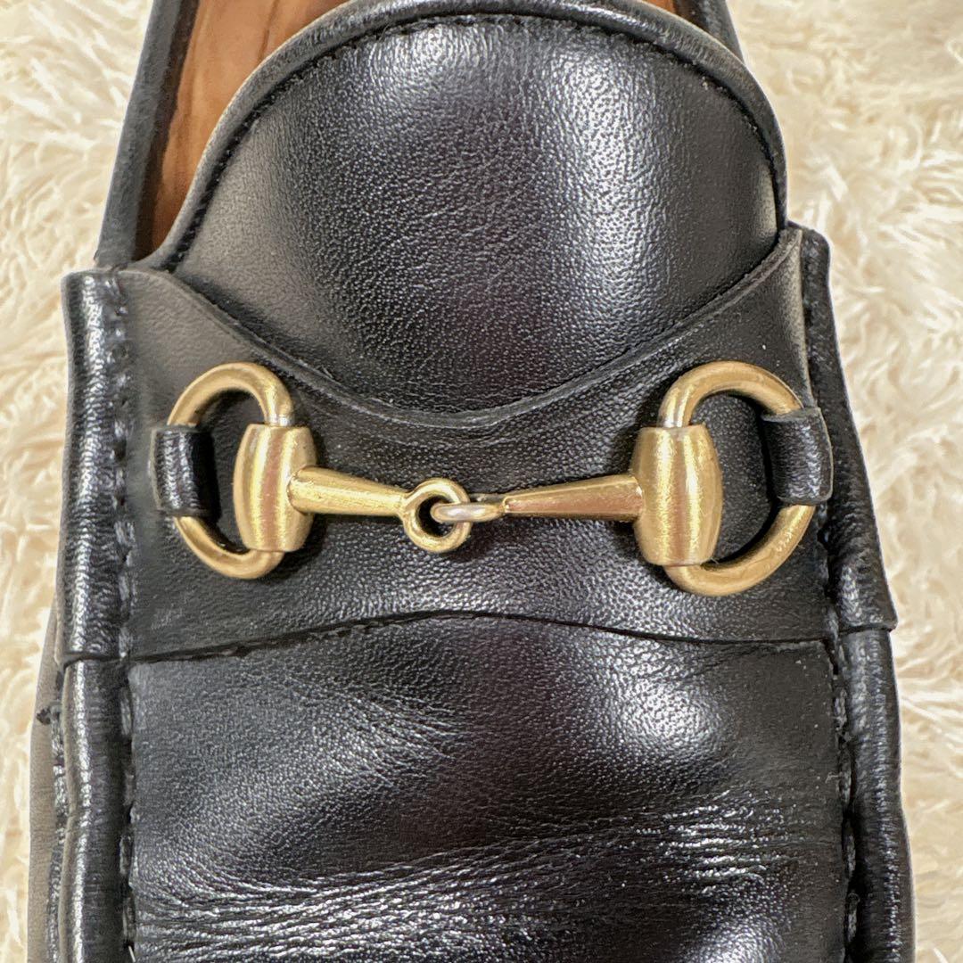 GUCCI グッチ ホースビット ローファー レザー ブラック 36.5 C