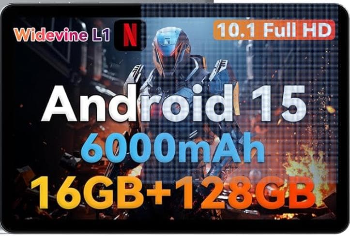 【＊ほぼ新品★】10.1インチFullHD　最新OS＊Android 15☆