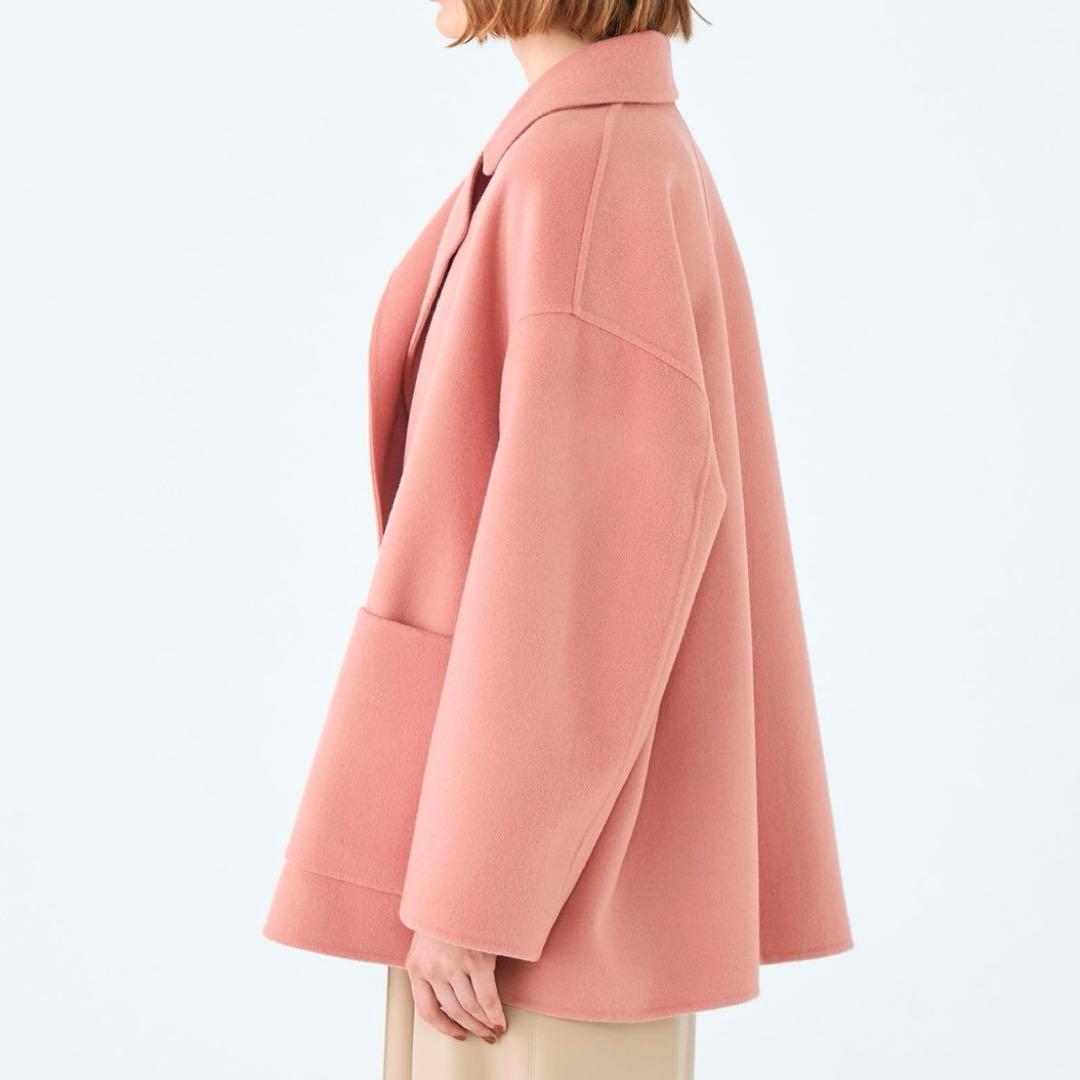 【Ballsey】プレミアムウールリバー オープンカラーショートコート