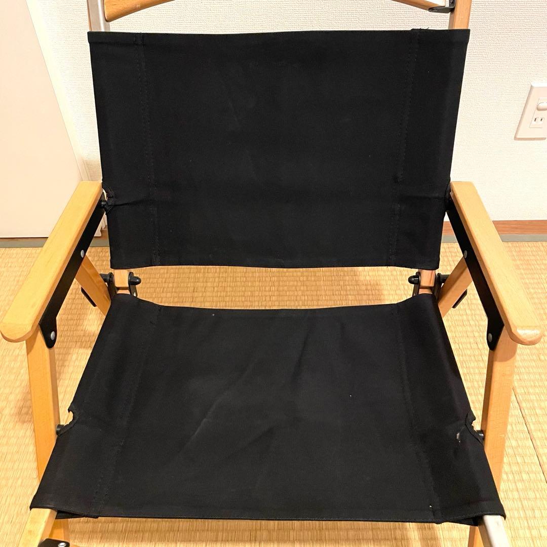 【2脚セット】FIELDOOR クラシックチェア ブラック ローチェア