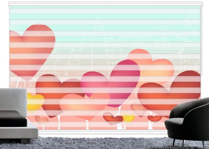 デザインコンビロールスクリーン.横＋縦が280cmまでオーダーメイド