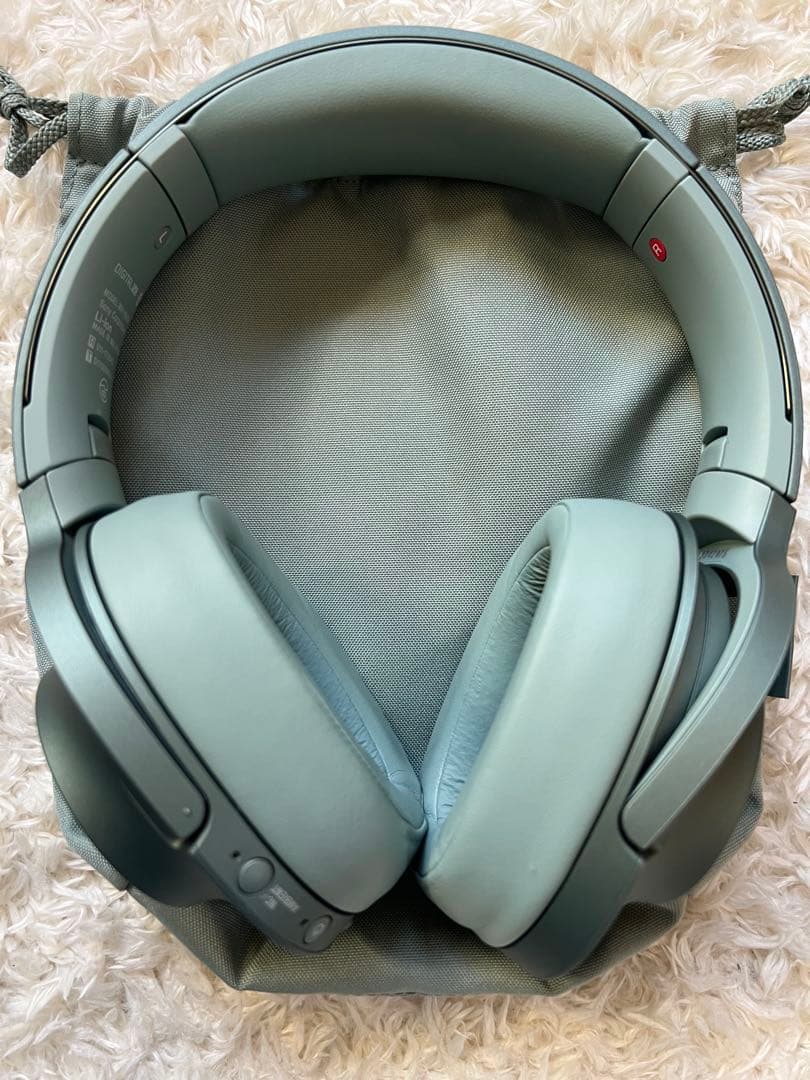SONY WH-H900N ワイヤレスヘッドセット グレー 収納袋付き
