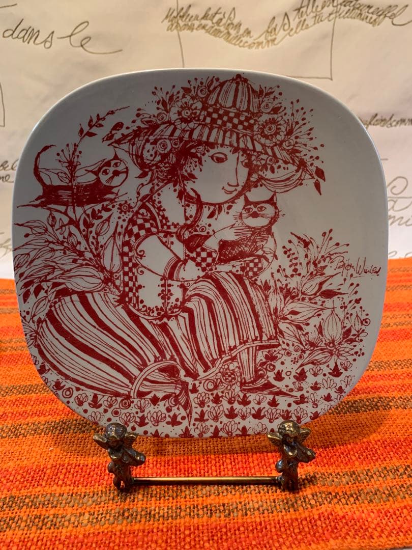 ビヨンヴィンブラッド　特価！可愛いニモール窯2枚セット・ペアで飾って下さい！