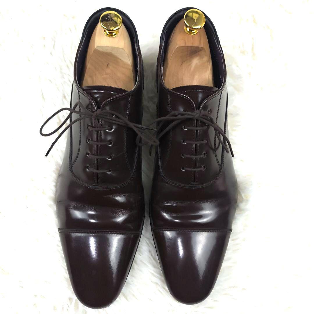 ✨美品✨ リーガル ドレスシューズ 内羽根 ストレートチップ レザー 茶色