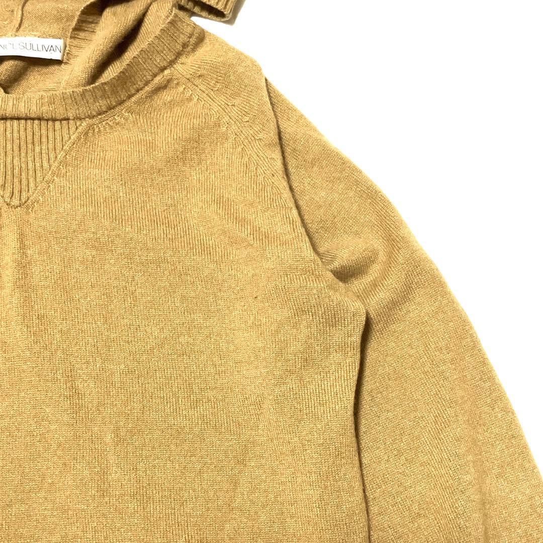 JOHN LAWRENCE SULLIVAN カシミヤ100%フード付きニット