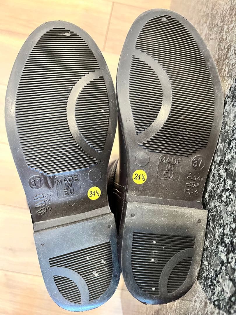 ファビアナフィリッピ ダークブラウン ロングブーツ ファスナー付き