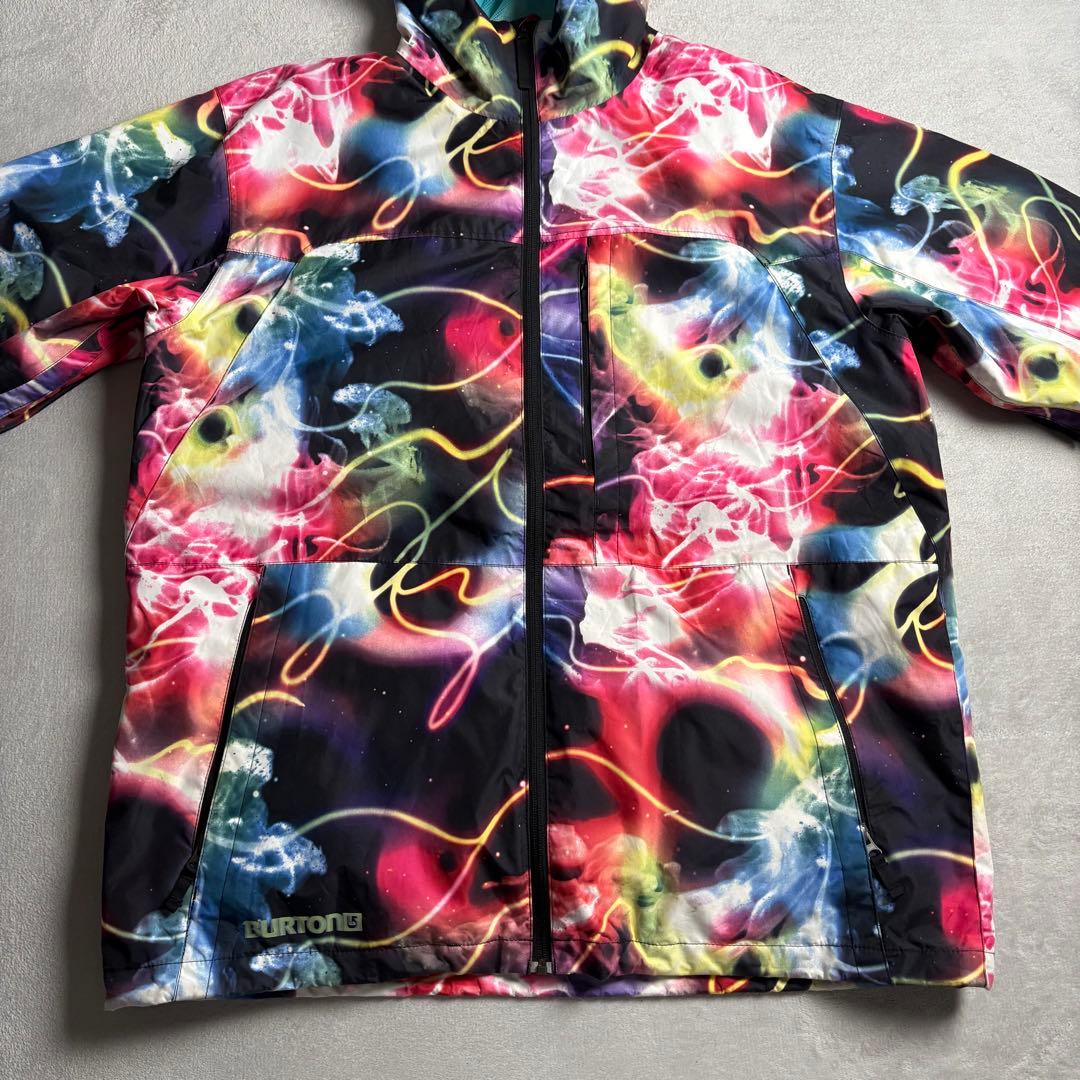 Burton × Chuck Anderson スノーボードジャケット　ネオン