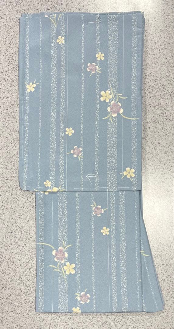 ミ*ー様 新品　東レシルック着物　単衣仕立て品　裄(68cm)1尺8寸　身丈16