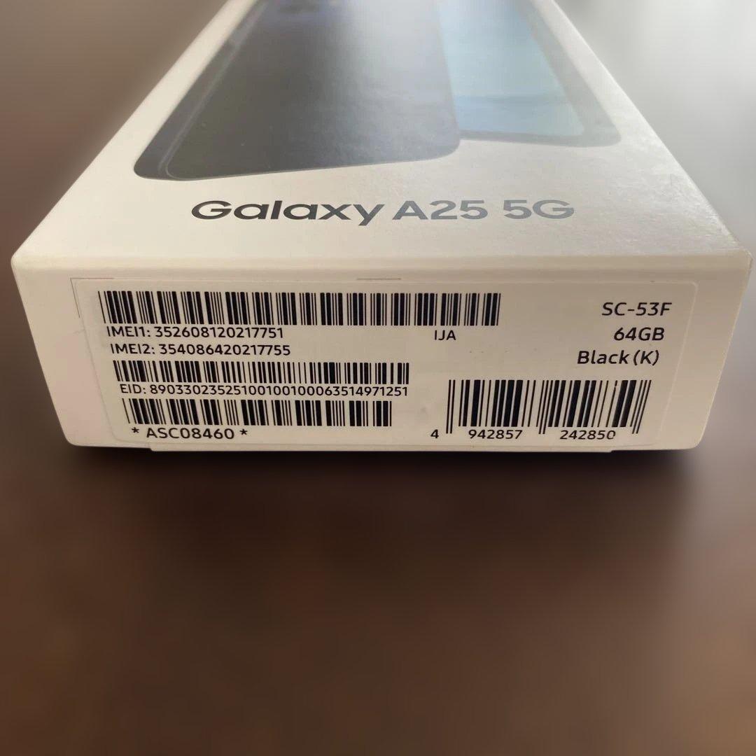 新品未使用未開封✨Samsung Galaxy A25 5G 64GB ブラック