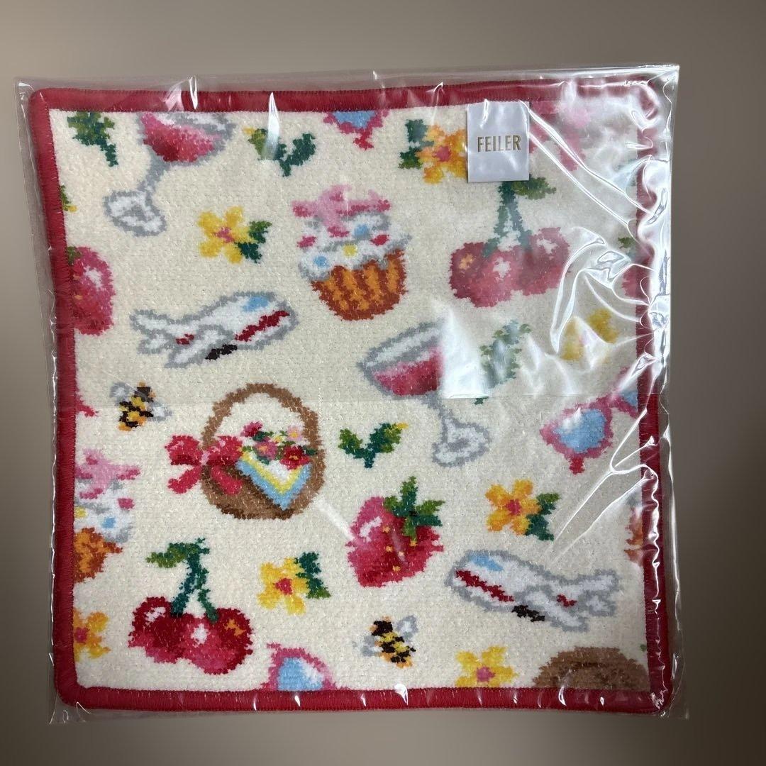 FEILER × JAL ピクニックガーデン ハンカチ&ティッシュポーチ