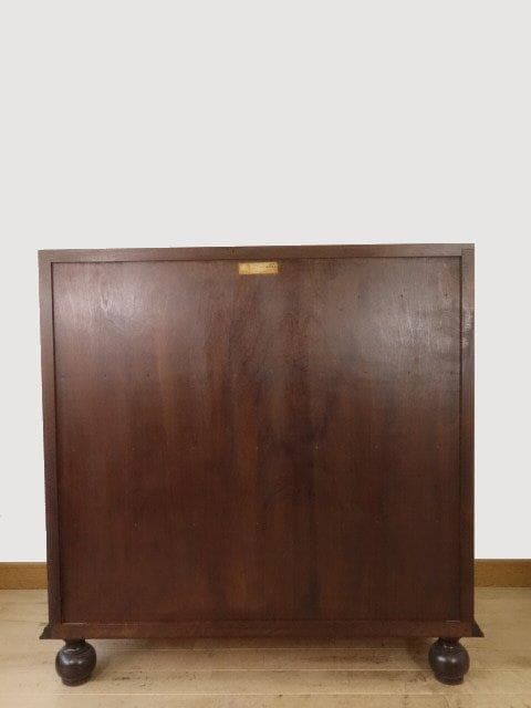 松本民芸家具　ライティング　ビューロー（丸脚）　USED　再塗装済