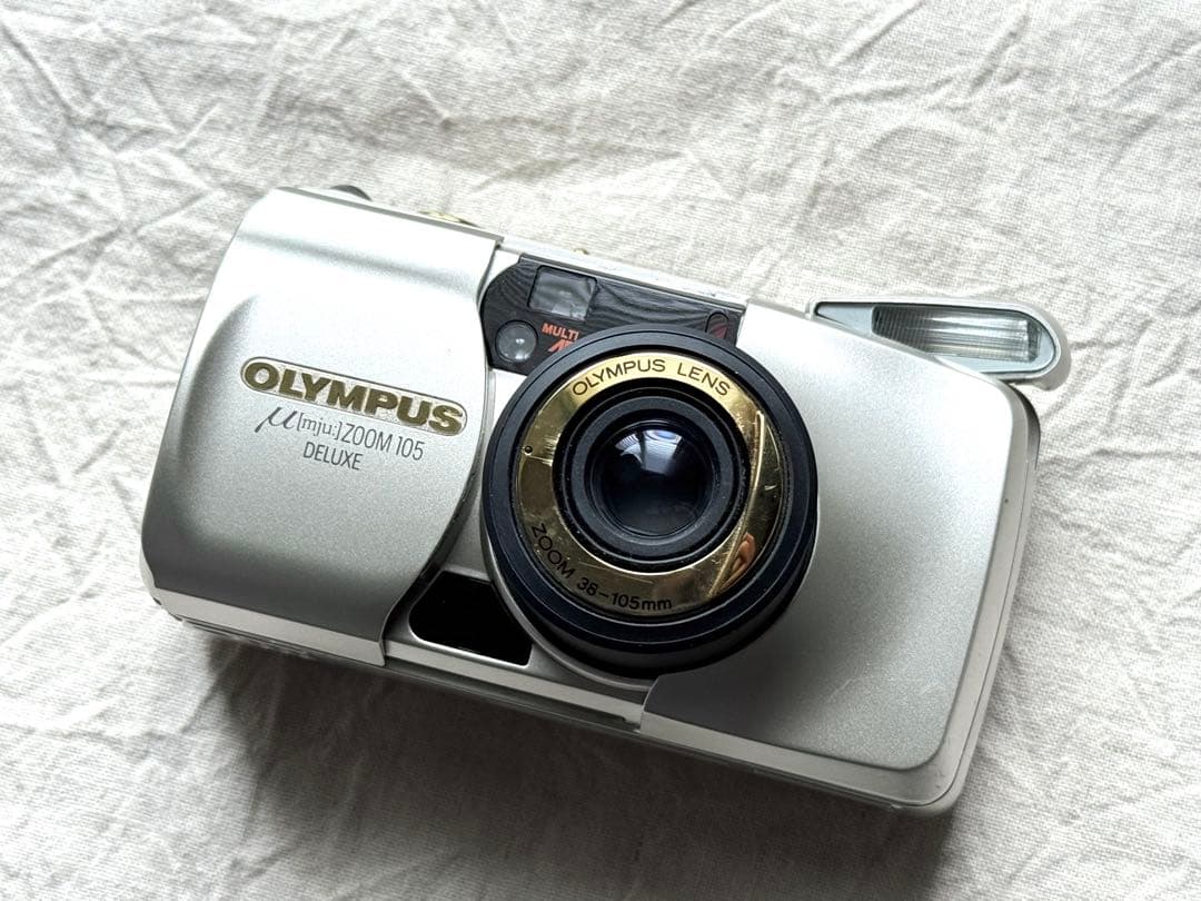 ⌘完動品！ リモコン、電池付き、作例あり！OLYMPUS μ ZOOM 105⌘