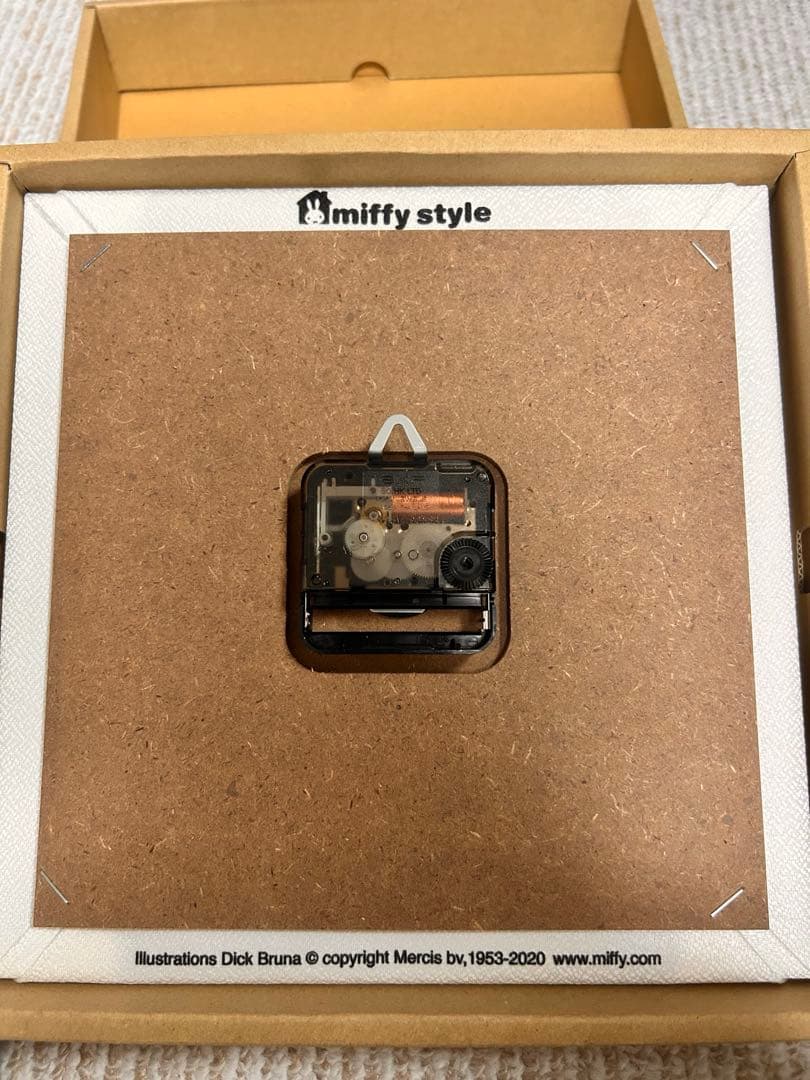 新品　miffy 65周年　アートクロック　壁掛け時計