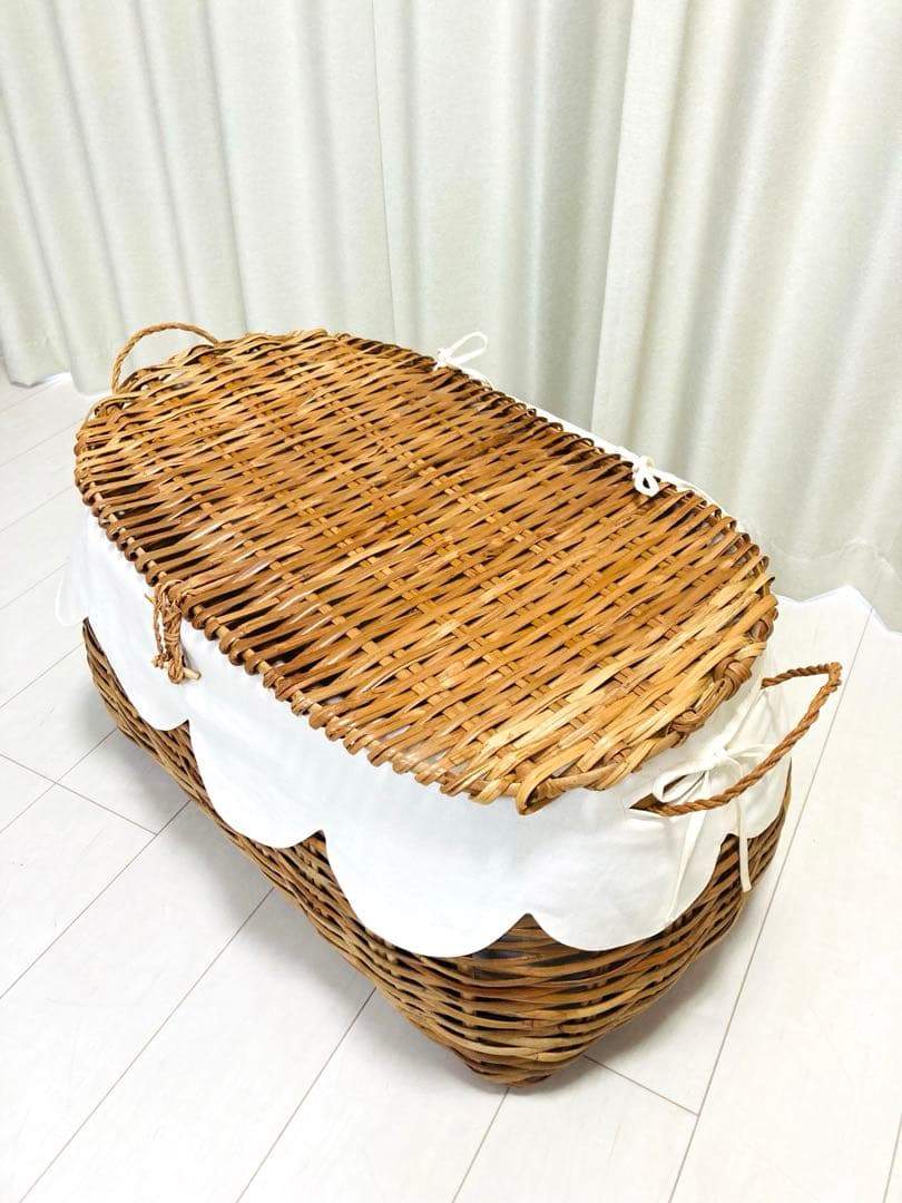 カトリーヌ ドゥヌアル ラタン バスケット