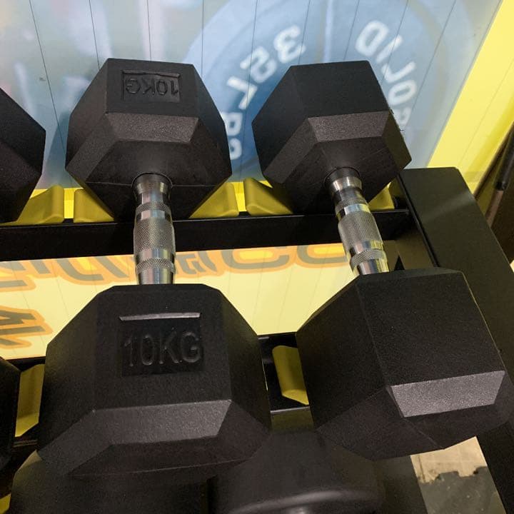 ヘックス  ラバーダンベル　55kg2個