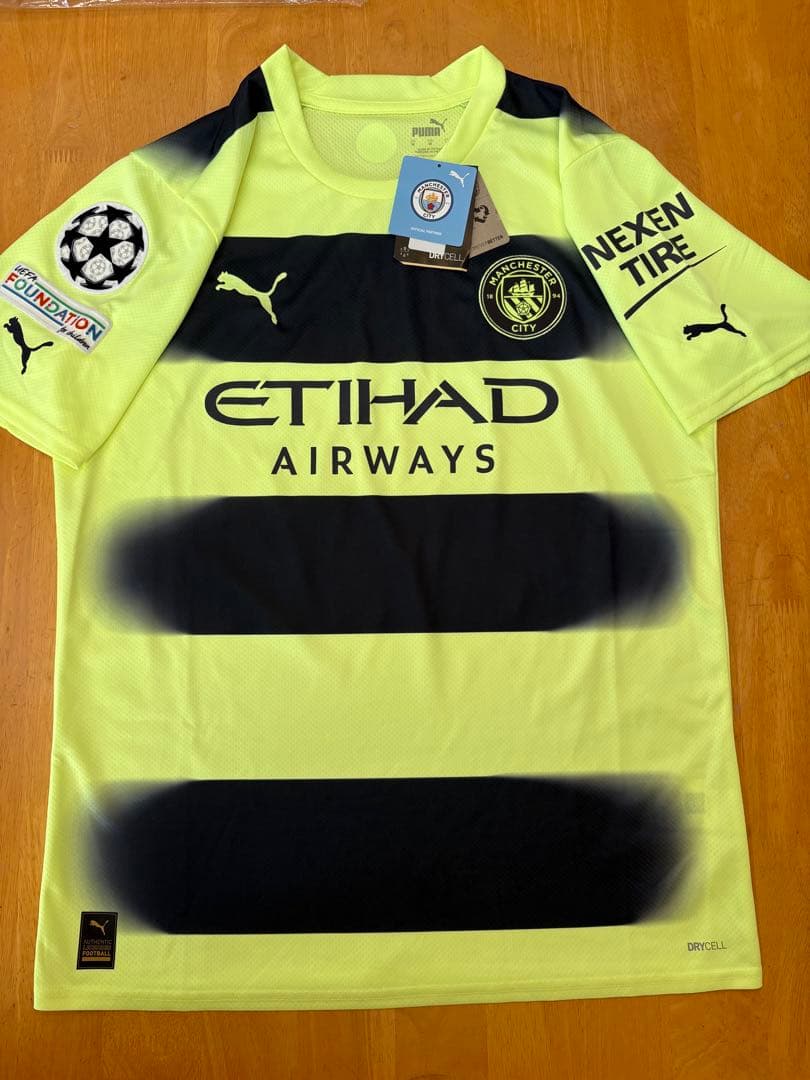正規品 新品 マンチェスターシティ 22/23 3rd CLデ・ブライネ M
