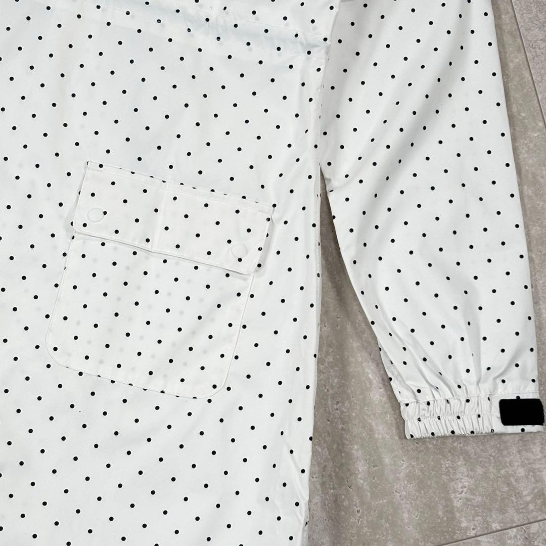 アディダスゴルフ レインウェア レインコート ドット柄 水玉 2way S