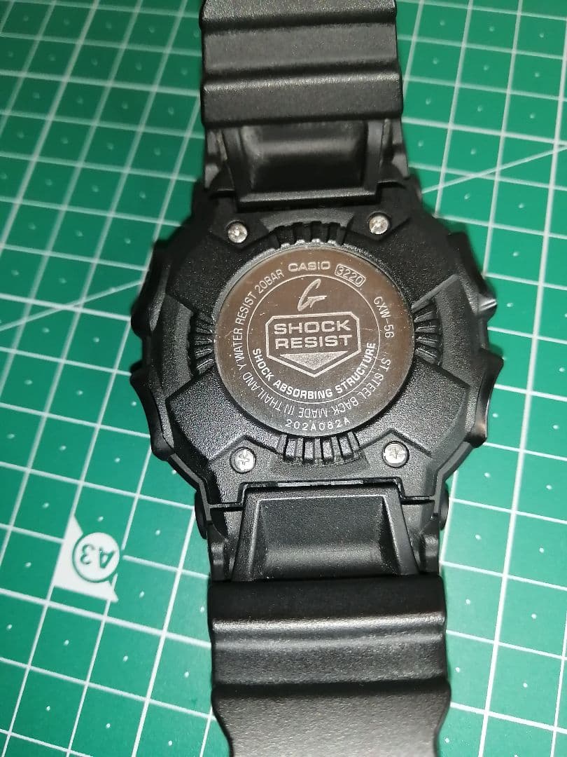 カシオ　G-shock 洗浄済み　美品GXW-56-1BJF