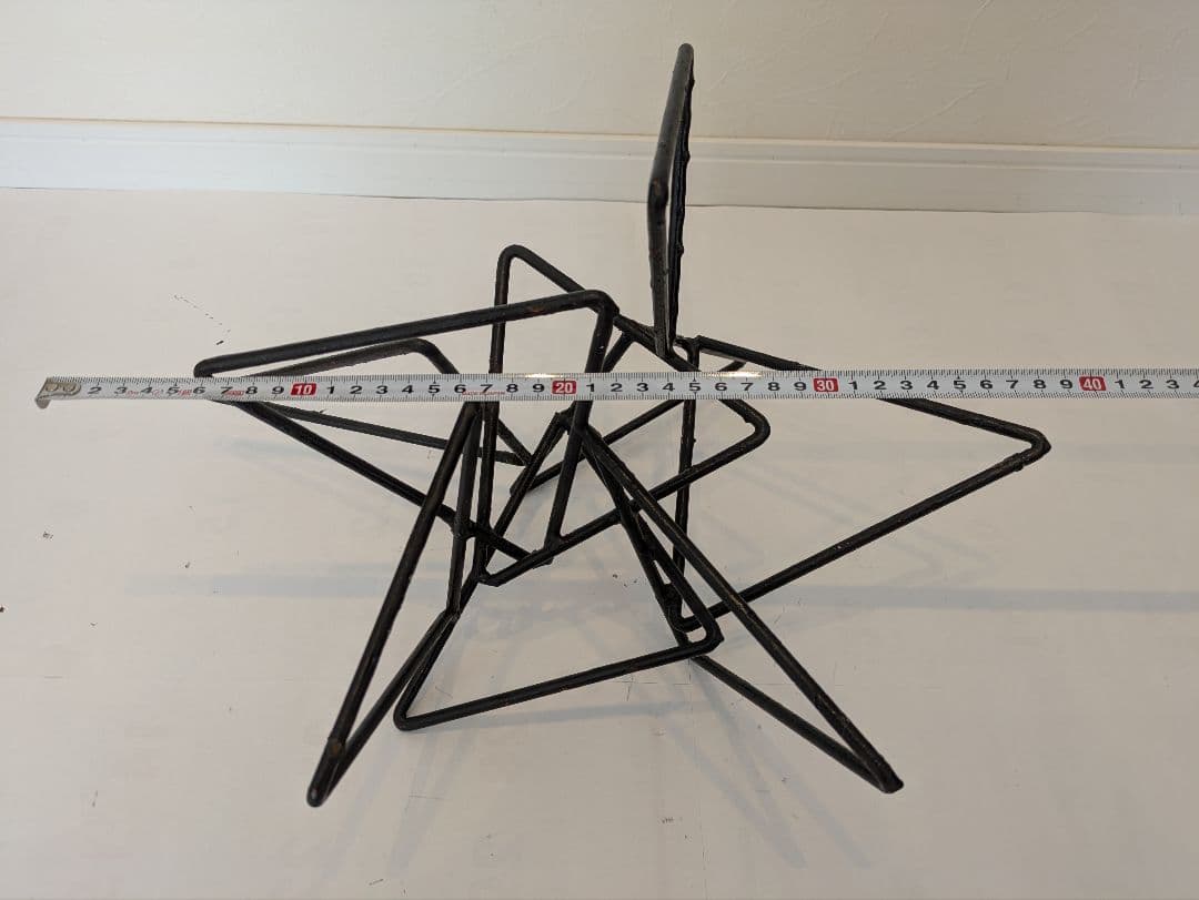 鉄花器オブジェ　3個