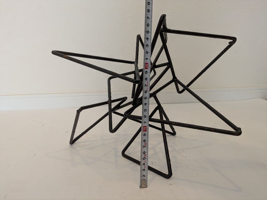 鉄花器オブジェ　3個