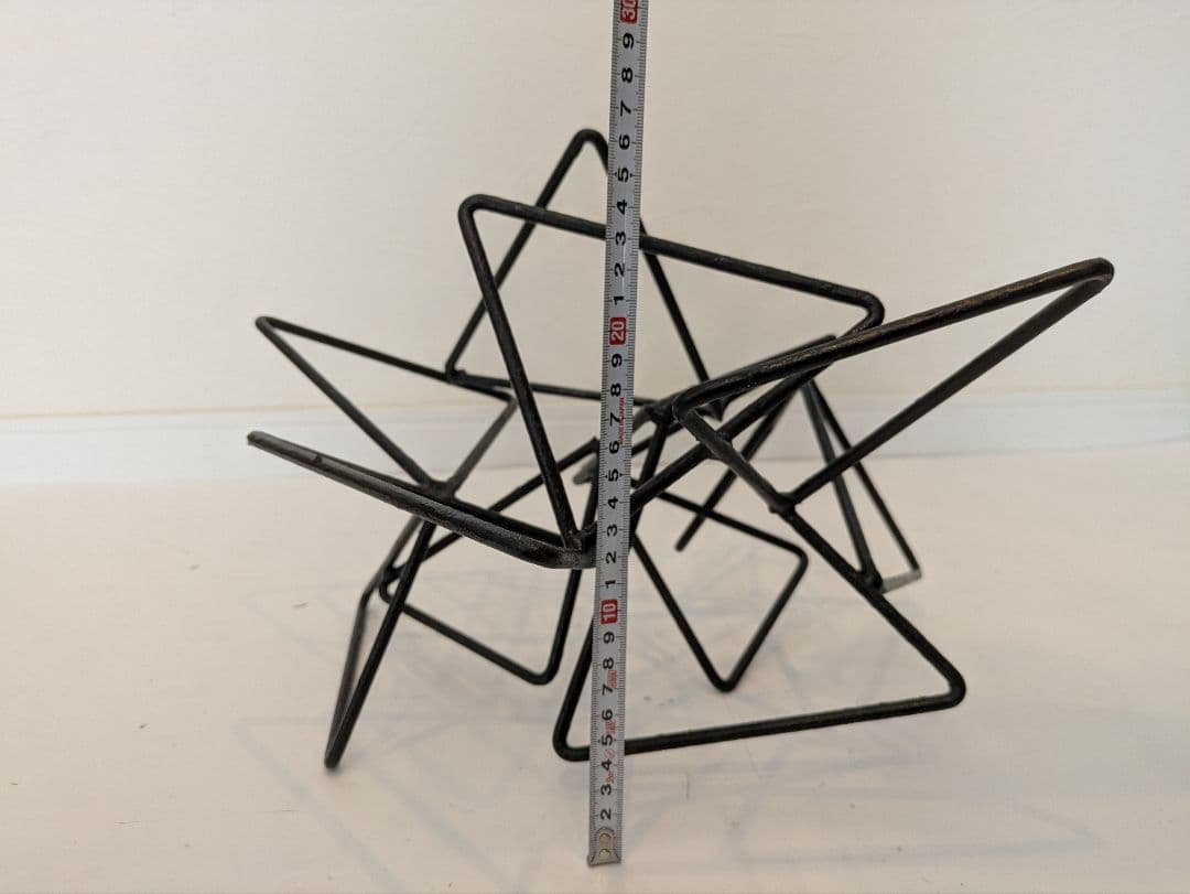 鉄花器オブジェ　3個