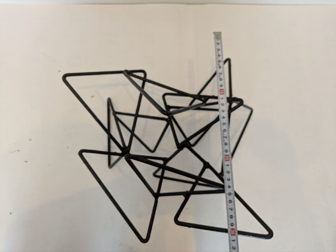 鉄花器オブジェ　3個