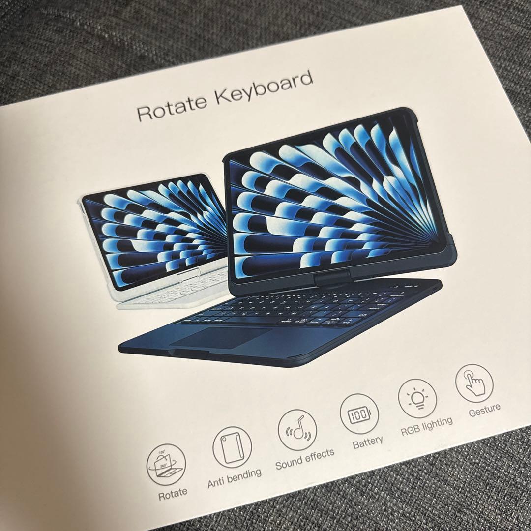 iPad用 ピンク キーボードケース クリアカバー