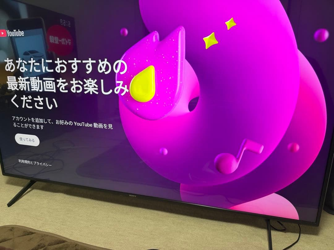 SONY BRAVIA KJ-65X80J 65インチ 4K液晶テレビ2022年