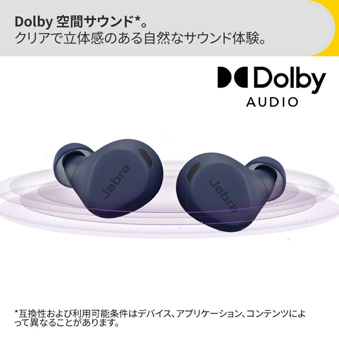 Jabra Elite 8 Active ハンズフリーイヤホン ネイビー