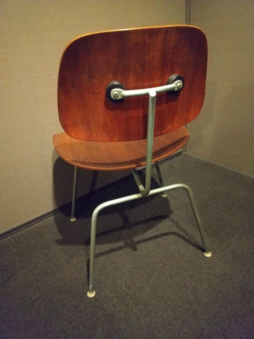 ハーマンミラーイームズ椅子ダイニングチェアヴィンテージ DCMひびあり