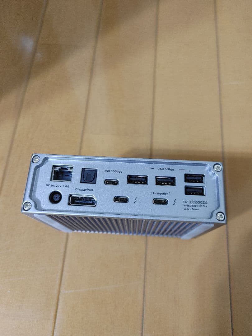 CalDigit TS3 Plus ＋ Thunderbolt 3ケーブル付