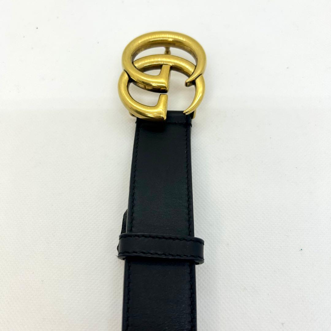 極美品⭐️大人気 Gucci グッチ マーモント ベルト レザー バックルゴールド