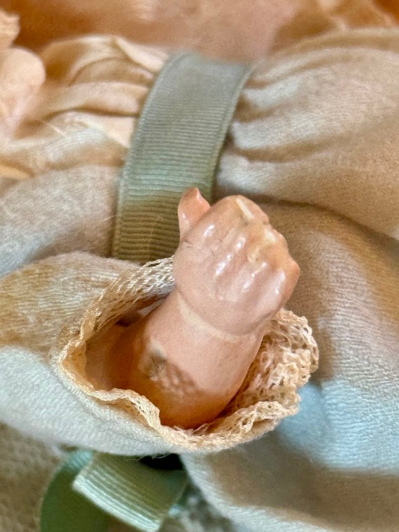 アンティーク　ミニョネット　ミレット　ドール　布花セット